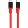 Tactical KP31176 Fat Man USB-C/USB-C, 1m, červený
