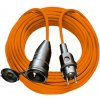 Brennenstuhl GmbH & Co Predlžovací kábel na stavbu Brennenstuhl BREMAXX IP44 10m 3G2.5 oranžový (1166811011)