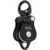 dvojitá kladka s otočným závesom PETZL SPIN L2 BLACK