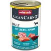 Animonda GranCarno Adult s lososom a špenátom 400g