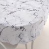 Biante Dekoračný oválny obrus PM-064 Sivý mramor 140x160 cm