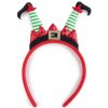 Čelenka do vlasov vianočná / párty - 1 ks 1 červená