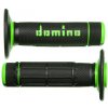 gripy A020 (offroad) dĺžka 118 mm, DOMINO (čierno-zelené)