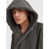 Pánsky župan PURE COTTON HOODED BATHROBE 2S87905573884 sivá - Tommy Hilfiger SM