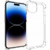 AppleMix Kryt pre Apple iPhone 15 Plus - zosilnené rohy - gumový - priehľadný