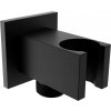 MEXEN - Držiak sprchy Cube, pevný, s vyústením, čierna 79300-70