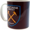 WEST HAM UNITED FC Hrnček West Ham United FC, vínovo-modrý, 300 ml