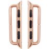 AppleKing náhradná kovová pracka na remienok pre Apple Watch Ultra 49mm / 46mm / 45mm / 44mm / 42mm - 2 ks - ružovozlatá - možnosť vrátiť tovar ZADARMO do 30tich dní