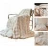 MÄKKÁ DEKA PRIKRÝVKA NA POSTEĽ PLED COZYGLAM Biela