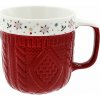 TORO Vianočný keramický hrnček vínový 330 ml