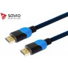 Kábel HDMI 2.0 Savio GCL-02 1,8m modro-čierny (GCL-02)