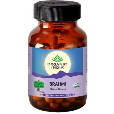 Brahmi kapsule stres, vitalita, duševná rovnováha Organic India 60 ks Obsah: 60 kapsúl