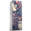Nálepka fototapeta chladnička Kohút sliepky sova 60x180 cm