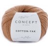 COTTON-YAK Katia Farby COTTON-YAK: 117 hrdzavo oranžová