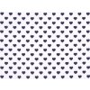 Bavlněná látka srdce METRÁŽ - 8 bílá modrá tmavá
