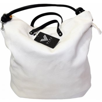 Veľká dámska kožená kabelka na plece vrecovitá biela od 34,29 € - Heureka.sk