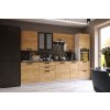 Casarredo DAKOTA 280, kuchynská linka, biela/dub kraft zlatý
