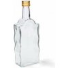 Fľaša na alkohol sklenená 