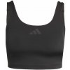 Dámska športová podprsenka bez výstuže adidas POWER LIGHT SUPPORT BRA TANK W čierna JZ6030 - S