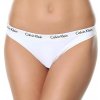 Calvin Klein Calvin Klein Nohavičky Tanga D1617E biele - XS