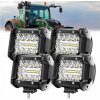 LED pracovná lampa pre traktor 480W 12V 4ks off halogén špáradlo