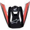 ALPINESTARS šilt pre prilby S-M5 HONDA kolekcia čierna/červená/sivá 2024