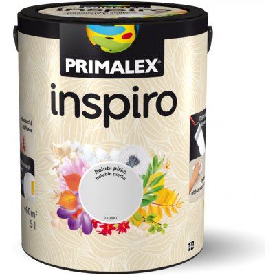 Primalex Inspiro oteruvzdorná farba Farba: biela perleť, Balenie: 5 l