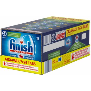 Calgonit Finish All-in-1 Gigapack tablety do umývačky riadu 182 ks od 21,6  € - Heureka.sk