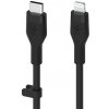 Belkin Flex Lightning/USB-C 15W 3m, mfi, 15W, black CAA009bt3MBK