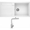 Blanco METRA XL 6 S biela 515136 + Blanco MILA chróm 519414