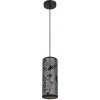 HEXE | Luster na lanku AVALO 1xE27/60W/230V šedá/čierna | HX0107