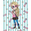 ZUTY Maľovanie podľa čísel - LUNA LOVEGOODOVÁ S OKULIAREMI (HARRY POTTER) Rámovanie: vypnuté plátno na rám, Rozmer: 40x50 cm