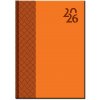 Manager diár B5 VENETIA oranžový 2026