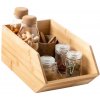 JJA Bambusový organizér, úložný box, 1-komorový, SINGLE CAJA, 31x17x13