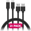 Connect IT CCA-5006-BK Wirez USB-C (Type C) - USB, 1m, černý (2ks)