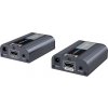 PremiumCord HDMI2.0 4Kx2K@60Hz extender na 60m cez jeden kábel Cat6/6a