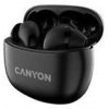 Canyon TWS-5, True Wireless Bluetooth slúchadlá do uší, USB-C nabíjanie, nabíjacia stanica v kazete, čierne (CNS-TWS5B)