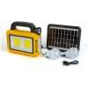 Multifunkčná ručná lampa - solárny panel, USB-C - 6 režimov svietenia, 8 LED, 3600 mAh