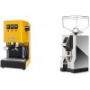 Gaggia New Classic E24, yellow + Eureka Mignon Specialita, CR chrome