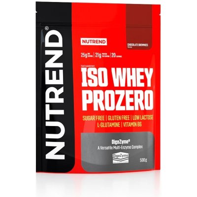 Nutrend ISO Whey Prozero 500 g jahodový cheesecake