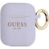 Guess GUA2SGGEU AirPods cover purple Silicone Glitter (GUA2SGGEU)