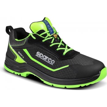 Sparco INDY FORESTER ESD S3S SR LG Bezpečnostná obuv Čierna-Zelená