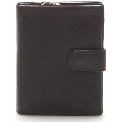 Delami kožená peňaženka 101 čierna čierna