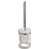Novaservis NOVATORRE WC kefa chrom / sklo 6033,0