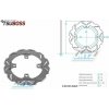 Tsuboss Brzdový kotúč (240/118/4D) - Honda MTX80R / 87+CR125R / 92-94+XLR125R / 97-03+CR250 / 92-94+CRM250R / 91-93+XL250R / 84-92 +XL350R/84-91+XL350X/89+XR350R/84-85+CR500R/88-94