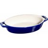 Keramická zapekacia miska Staub oválna 17 cm/0,4 l tmavomodrá, 40511-154