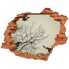 Fototapeta diera na stenu Vrany na strome 90x70 cm