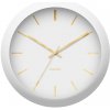 Dizajnové nástenné hodiny 5840WH Karlsson 40cm (8714302680908)