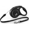 Flexi Classic NEW S lanko 8 m černé 12 kg
