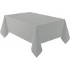 Amscan Obrus plastový šedý Graphite 137x274 cm